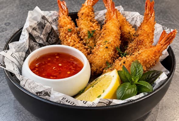 Krewetki tempura