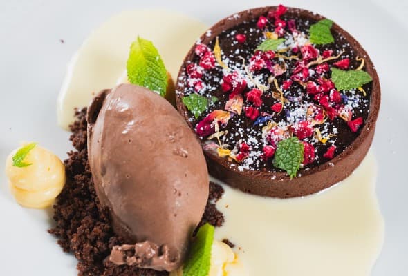 Tartaletka czekoladowa na ciepło