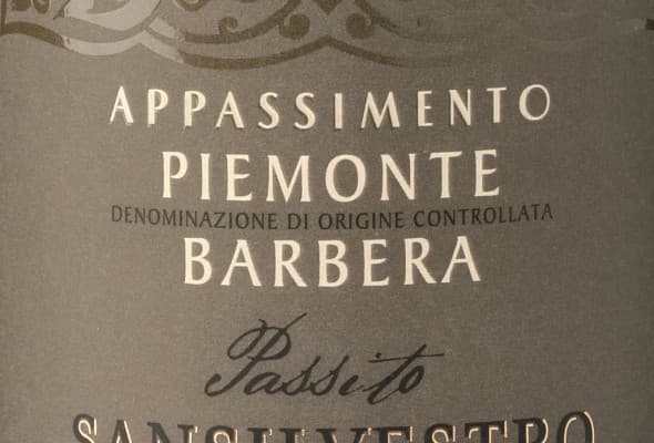 San Silvestro Appassimento Piemonte Barbera Passito Doc