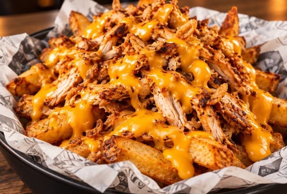 Loaded chicken fries