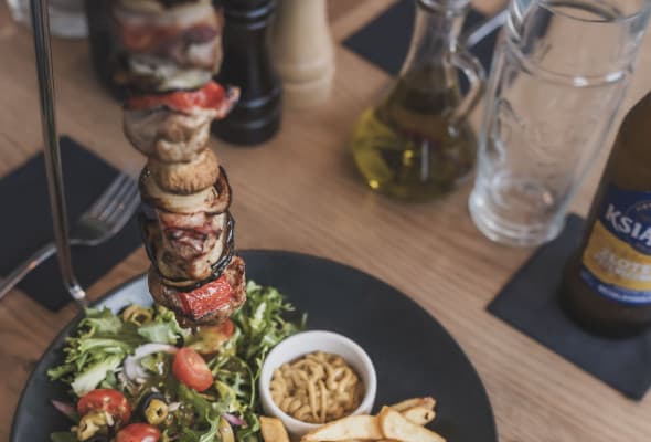 Szaszłyk z polędwiczki wieprzowej