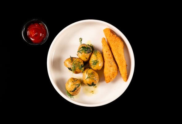 Pierś z kurczaka panierowana