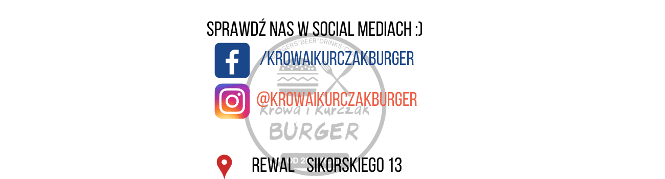 KROWA I KURCZAK BURGER