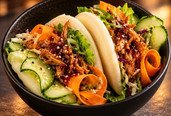 Bao Pulled Chicken