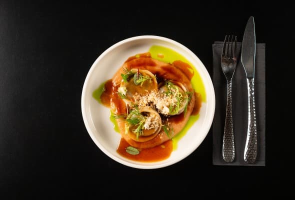 Pierogi z kaszanką, 3 szt. (przystawka)