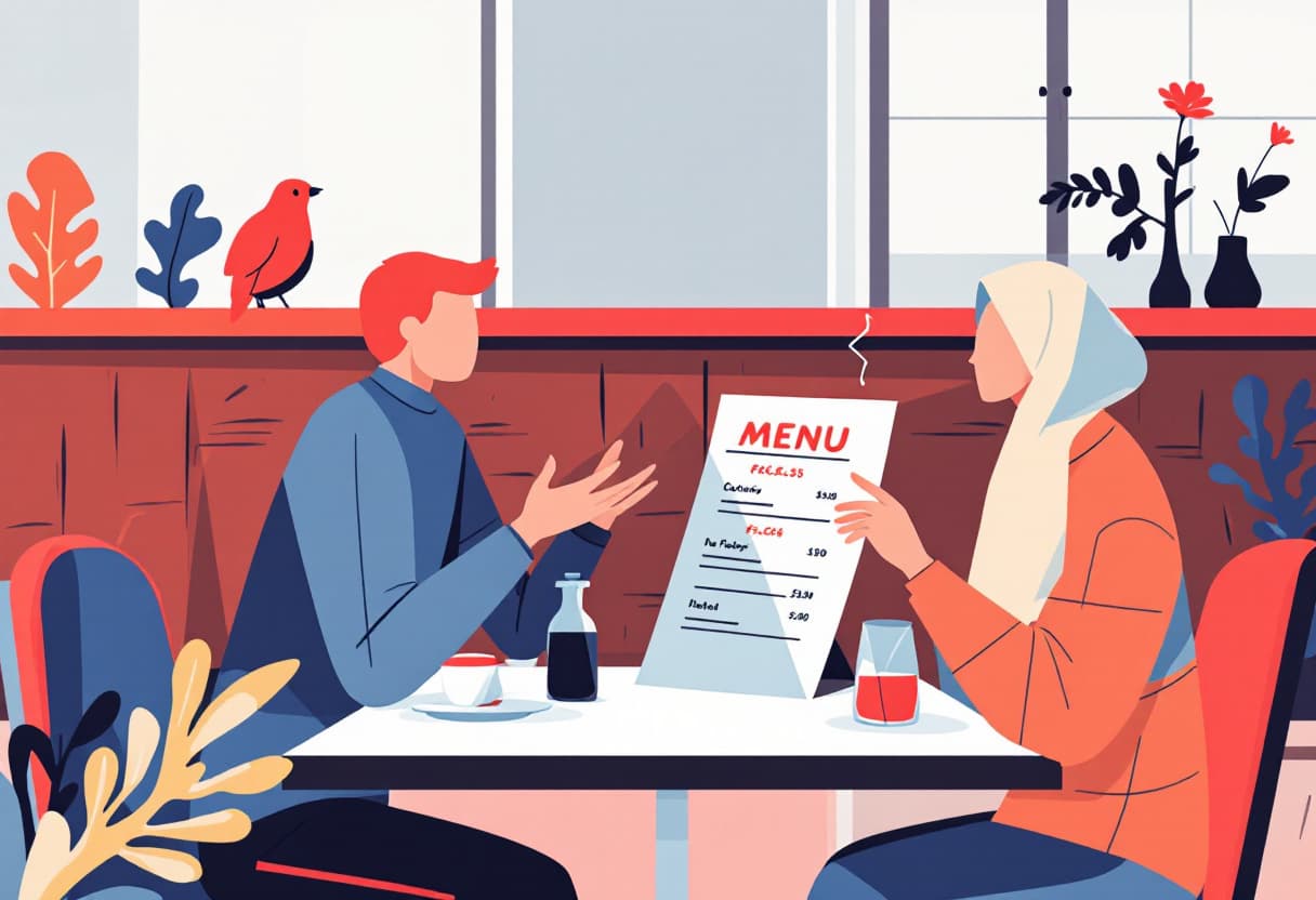 Ceny w karcie dań restauracji