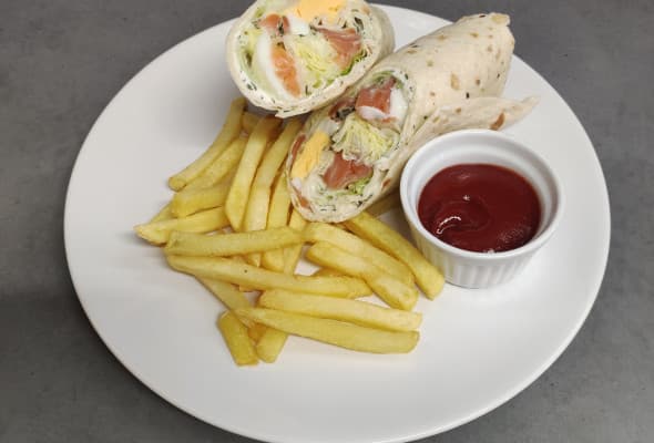 Врап з лососем