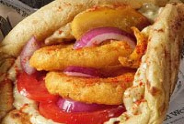 Pita grecka z kalmarami